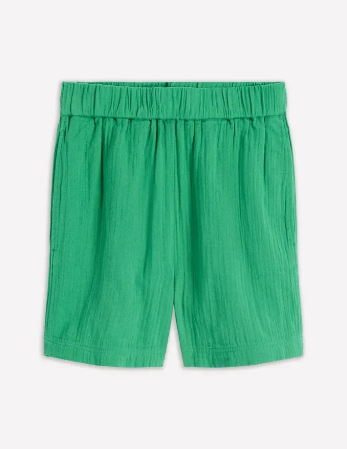 Pull On Double Cloth Shorts Shamrock Green Pull On Double Cloth Shorts Shamrock Green