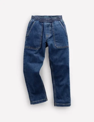 Pull-on Jeans Mid Wash