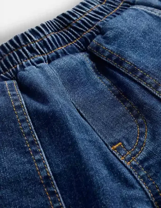 Pull-on Jeans Mid Wash