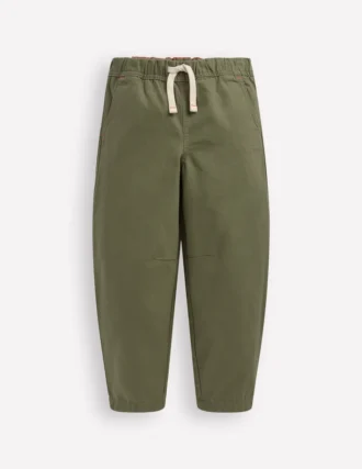 Pull-on Relaxed Pants Four Leaf Clover