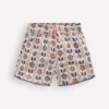Pull-on Vacation Shorts Ivory Floral Stripe Pull-on Vacation Shorts Ivory Floral Stripe