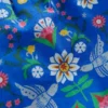 Pull-on Vacation Shorts Kingfisher Blue Bird Floral Pull-on Vacation Shorts Kingfisher Blue Bird Floral
