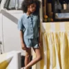 Pull-on Woven Shorts Chambray Pull-on Woven Shorts Chambray
