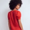 Rae Linen Top Blood Orange Rae Linen Top Blood Orange