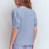 Rae Linen Top Chambray