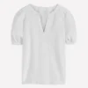 Rae Linen Top White