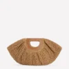 Raffia Moon Clutch Natural Raffia Raffia Moon Clutch Natural Raffia