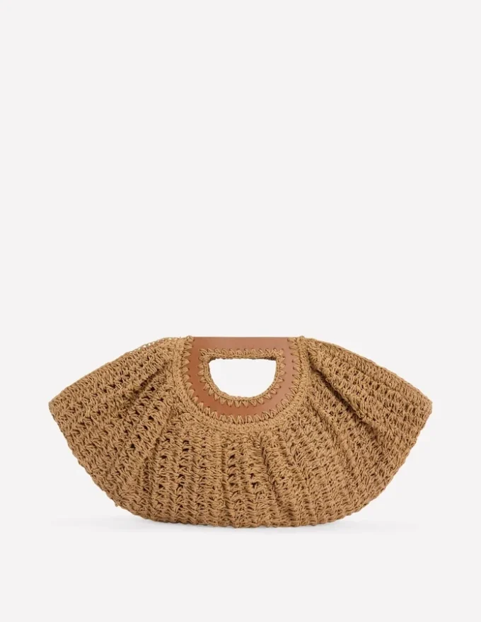 Raffia Moon Clutch Natural Raffia Raffia Moon Clutch Natural Raffia