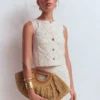 Raffia Moon Clutch Natural Raffia Raffia Moon Clutch Natural Raffia