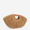 Raffia Moon Clutch Natural Raffia Raffia Moon Clutch Natural Raffia