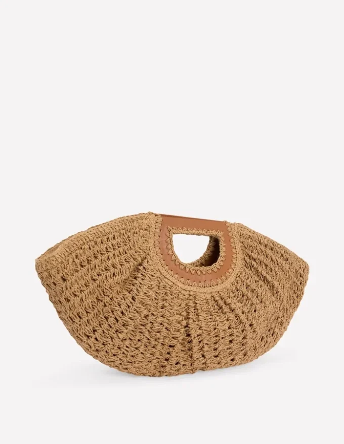 Raffia Moon Clutch Natural Raffia Raffia Moon Clutch Natural Raffia