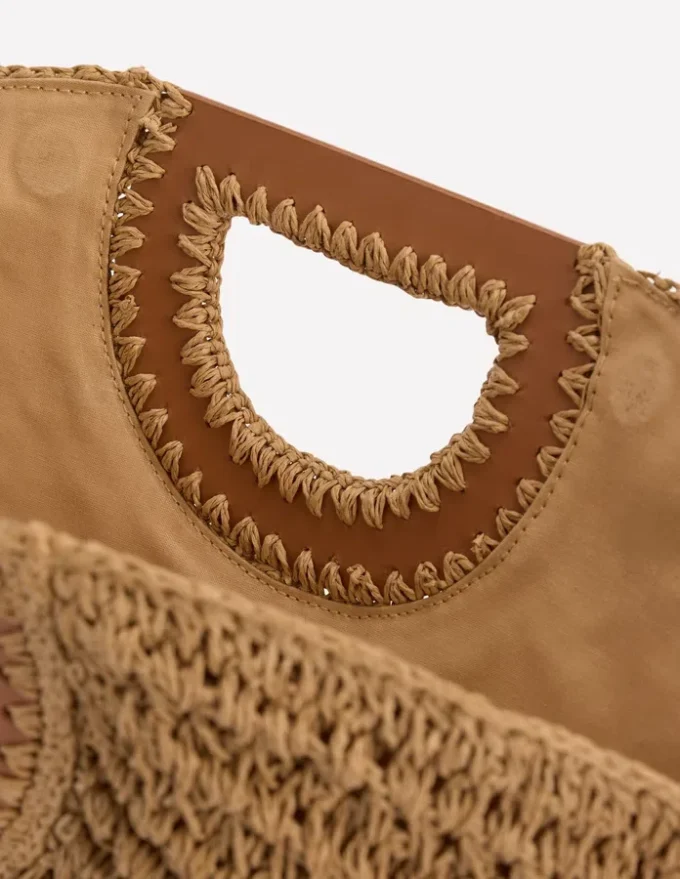 Raffia Moon Clutch Natural Raffia Raffia Moon Clutch Natural Raffia
