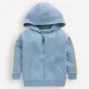 Raglan Zip-through Hoodie French Blue