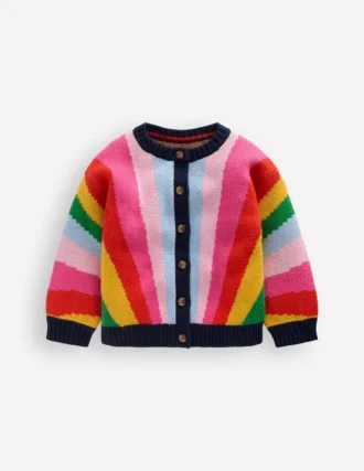 Rainbow Cardigan Multi Rainbow