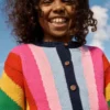 Rainbow Cardigan Multi Rainbow