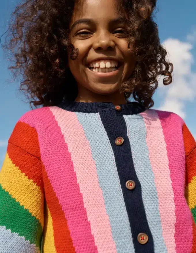 Rainbow Cardigan Multi Rainbow