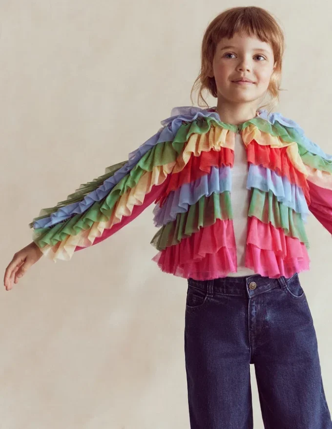 Rainbow Tulle Jacket Multi Rainbow Rainbow Tulle Jacket Multi Rainbow
