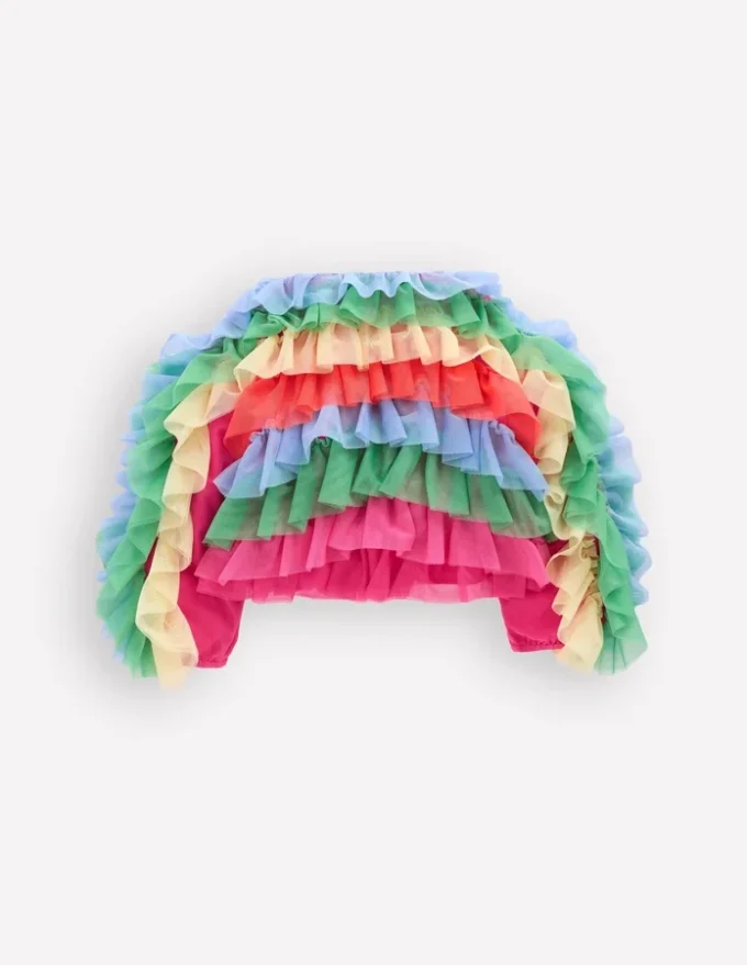Rainbow Tulle Jacket Multi Rainbow Rainbow Tulle Jacket Multi Rainbow
