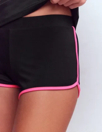 Rash Guard Swim Shorts Black