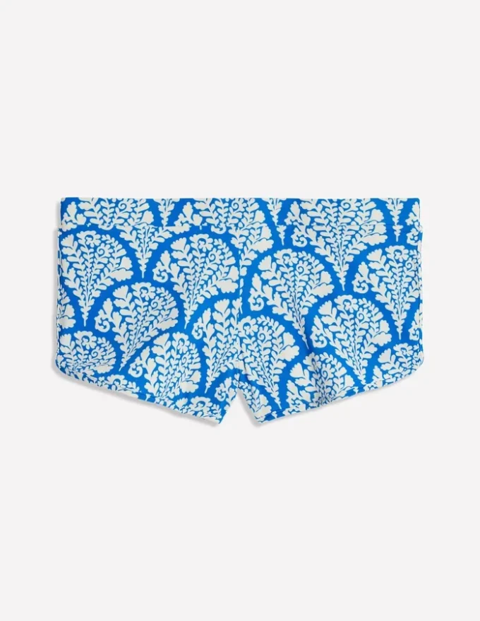 Rash Guard Swim Shorts Bright Blue, Blossomy