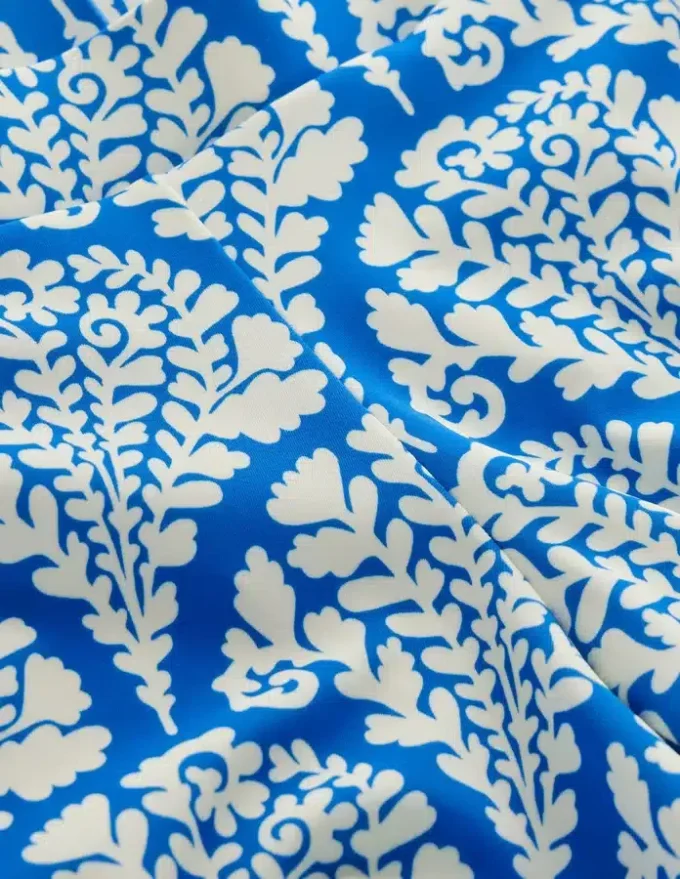 Rash Guard Swim Shorts Bright Blue, Blossomy