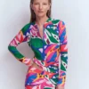 Rash Guard Swim Shorts Multi, leafy cascade Rash Guard Swim Shorts Multi, leafy cascade