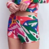 Rash Guard Swim Shorts Multi, leafy cascade Rash Guard Swim Shorts Multi, leafy cascade