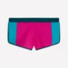 Rash Guard Swim Shorts Pink, Colourblock Rash Guard Swim Shorts Pink, Colourblock