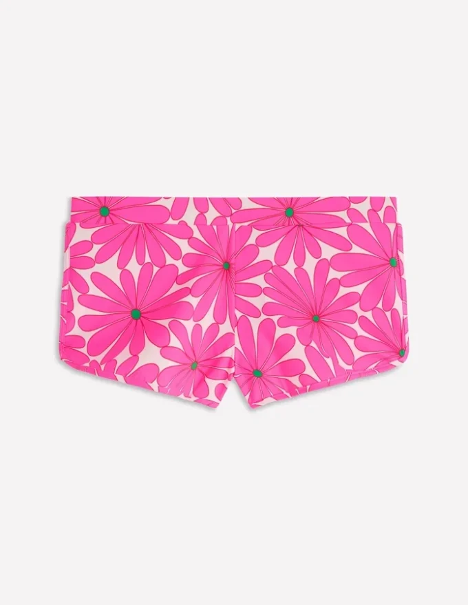 Rash Guard Swim Shorts Sangria Sunset, Daisy Blossom