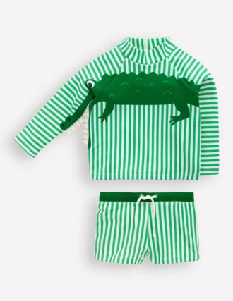 Rash Vest Set Green Croc
