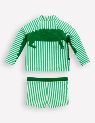 Rash Vest Set Green Croc