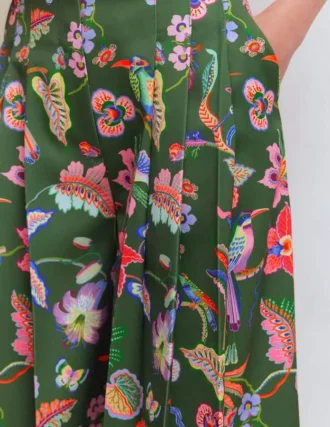 Regent Wide Leg Pants Hunter Green, Orchid Canopy