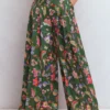 Regent Wide Leg Pants Hunter Green, Orchid Canopy Regent Wide Leg Pants Hunter Green, Orchid Canopy