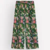 Regent Wide Leg Pants Hunter Green, Orchid Canopy Regent Wide Leg Pants Hunter Green, Orchid Canopy