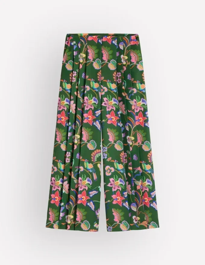 Regent Wide Leg Pants Hunter Green, Orchid Canopy Regent Wide Leg Pants Hunter Green, Orchid Canopy