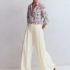 Regent Wide Leg Pants Ivory Regent Wide Leg Pants Ivory