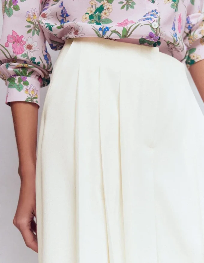 Regent Wide Leg Pants Ivory Regent Wide Leg Pants Ivory