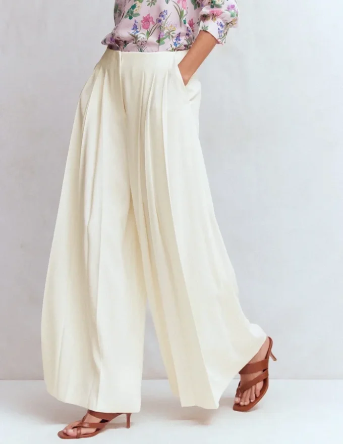 Regent Wide Leg Pants Ivory Regent Wide Leg Pants Ivory