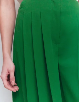 Regent Wide Leg Pants Rich Emerald