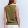 Regular V-Neck Slub Tank Capulet Olive Regular V-Neck Slub Tank Capulet Olive