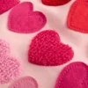 Relaxed Applique T-shirt Chalk Pink Heart rainbow