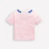 Relaxed Applique T-shirt Formica Pink/ Ivory Headphones Relaxed Applique T-shirt Formica Pink/ Ivory Headphones