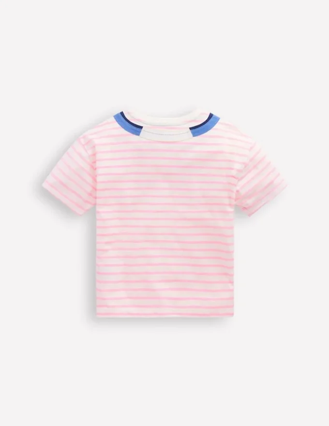 Relaxed Applique T-shirt Formica Pink/ Ivory Headphones Relaxed Applique T-shirt Formica Pink/ Ivory Headphones