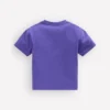 Relaxed Applique T-shirt Wisteria Blue Snorkel