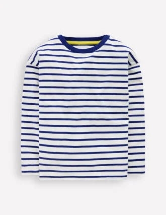 Relaxed Breton Ivory/College Navy