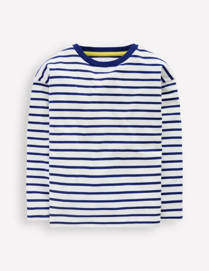 Relaxed Breton Ivory/College Navy Relaxed Breton Ivory/College Navy