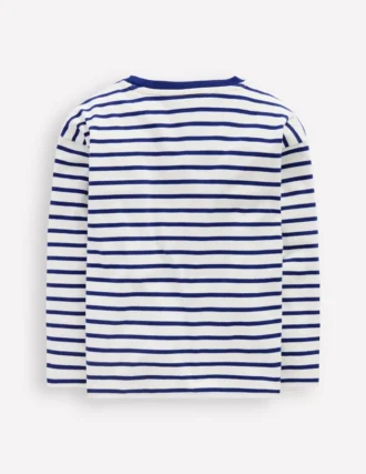 Relaxed Breton Ivory/College Navy