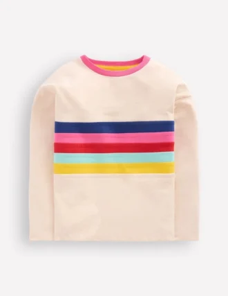 Relaxed Breton Oatmeal Marl Stripe