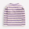 Relaxed Breton Purple/Grey Marl Stripe