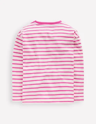 Relaxed Breton Tickled Pink/Ivory